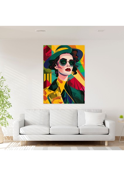Art Deco Pop Art Klasisizm Duvar Sanatı ve Popart 30X50 cm
