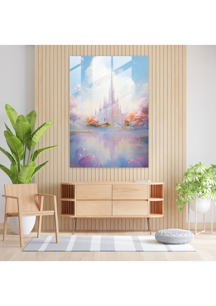 Empresyonist Kilise Cam Baskı 30X45 cm fiyatları