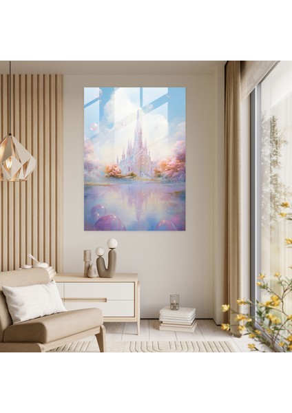 Empresyonist Kilise Cam Baskı 30X45 cm modelleri