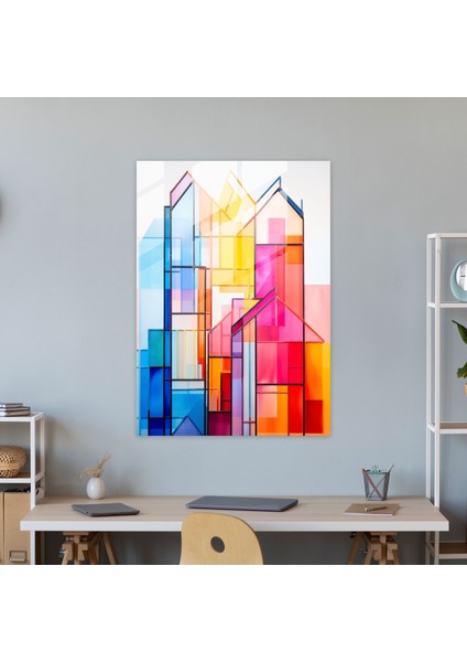Modern Kilise Cam Baskı 30X45 cm fiyatları