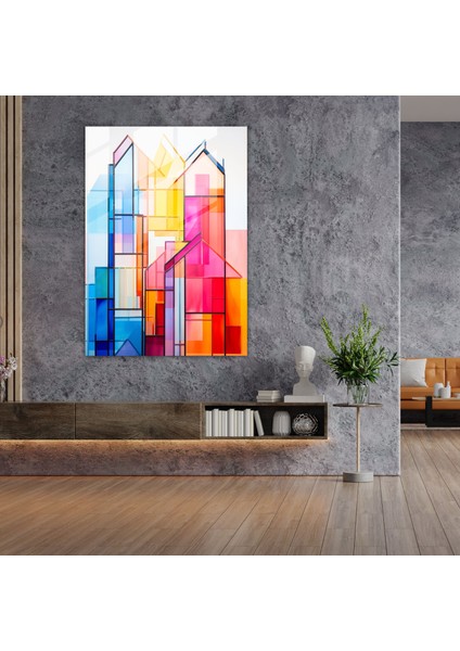 Modern Kilise Cam Baskı 30X45 cm modelleri