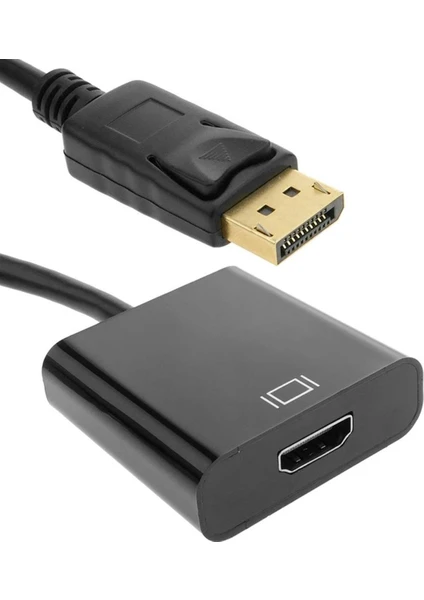 Display Port To HDMI Çevirici Dönüştürücü Adaptör / Displayport Görüntü Aktarıcı Çevirici Adaptör