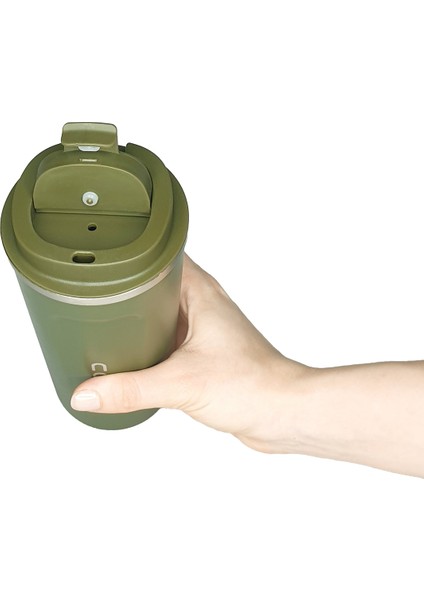 Bytimur Teknoloji Sus 304 Paslanmaz Çelik 510ML Akıllı Dijital Kahve Bardak Vakumlu Termos
