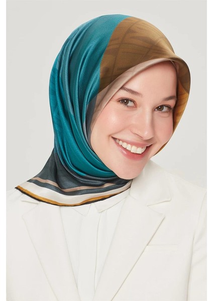Nostalji Serisi Twill Ipek Eşarp 8516D-83