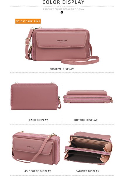Koyu Pembe Lady Bag Lady Cutse Omuz Çantası Cep Telefon Torbası Kız Küçük Çanta Üst Tasar Torbası (20CM*6CM*11CM) (Yurt Dışından) modelleri
