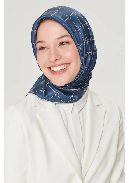 Nostalji Serisi Twill Ipek Eşarp 8555D-05