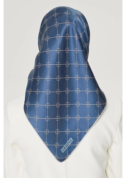 Nostalji Serisi Twill Ipek Eşarp 8555D-05