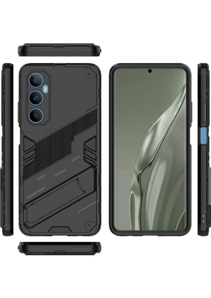 Realme C65 4g Kickstand Koruyucu Kapak Için Kılıf Sağlam Askeri (Yurt Dışından)