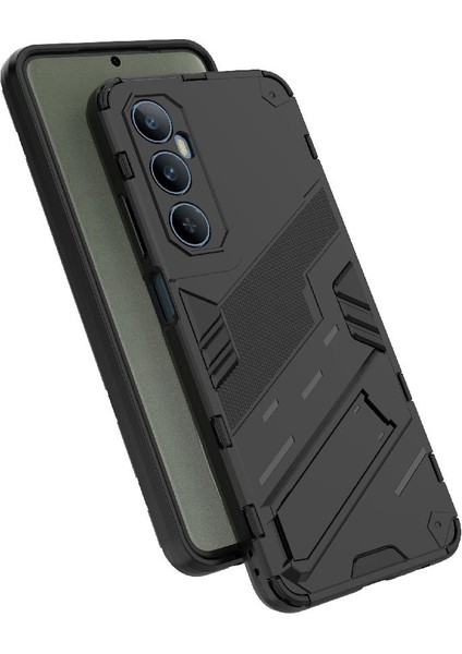 Realme C65 4g Kickstand Koruyucu Kapak Için Kılıf Sağlam Askeri (Yurt Dışından)