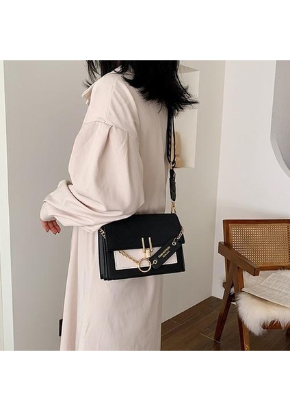 19CM Moda Çantaları Kadınlar Crossbody Bag Omuz Paketi Fanni Çanta Çantalar Çanta Tasarımcısı Küçük Çanta Çapraz Vücut Lüks Lady Bag (Siyah) (Yurt Dışından)