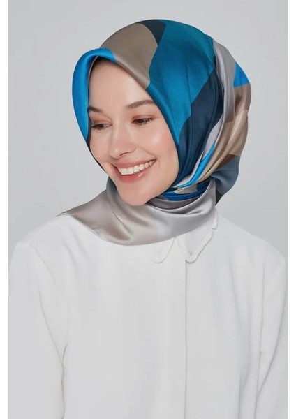 Nostalji Serisi Ipek Twill Eşarp 8424-33