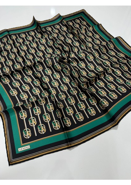 Nostalji Serisi Twill Ipek Eşarp 8822D-38