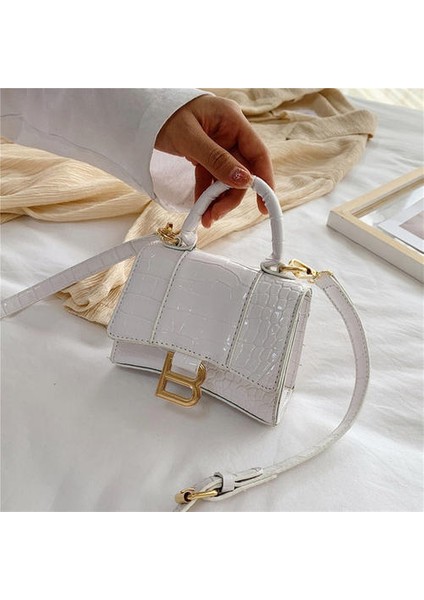 Kadınlar Şık Crossbody Çantalar Tasarımcı Pu Deri Çantalar Mini Pures Messenger Çantası (Beyaz) (Yurt Dışından) indirimleri