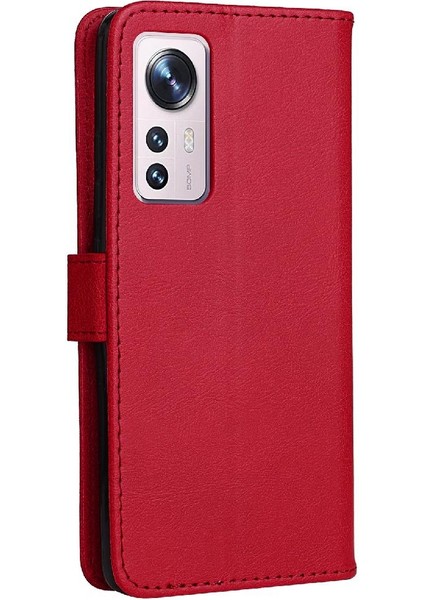 Xiaomi 12 Için Flip Case Yüksek Kaliteli Deri Iş Cüzdan Telefon Kılıfı (Yurt Dışından)