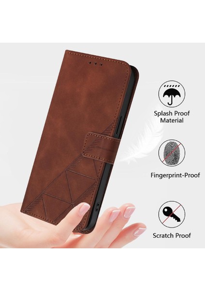 Google Piksel 5 Için Kılıf Cüzdan Kapak Kredi Kartı Tutucu Flip Folio Kitap Pu (Yurt Dışından)