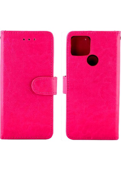 Google Piksel 4A 5g Kickstand Manyetik Kapatma Darbeye Pu Için Flip Case (Yurt Dışından)