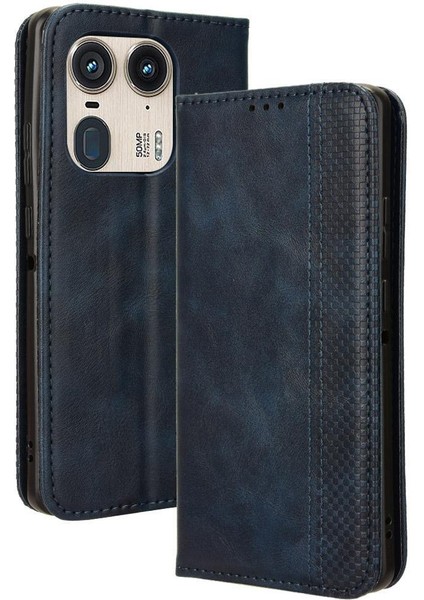 Motorola Moto X50 5g Cüzdan Manyetik Kapatma Pu Deri Kılıf (Yurt Dışından)