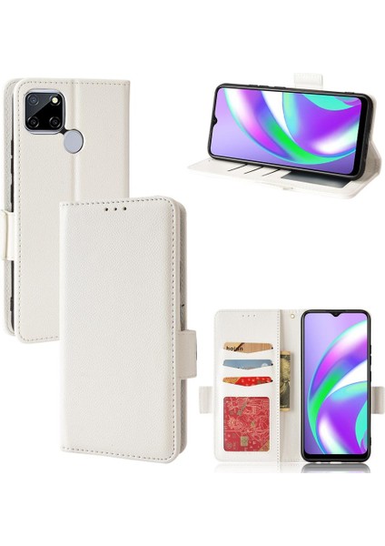 Realme C12/C25/C25S Pu Deri Yan Toka Cüzdan Kart Yuvaları Için Kılıf (Yurt Dışından) fiyatları