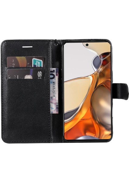 Xiaomi 11T/11T Pro Için Flip Case Kart Yuvası ile Yüksek Kaliteli Deri Telefon (Yurt Dışından) fırsatları