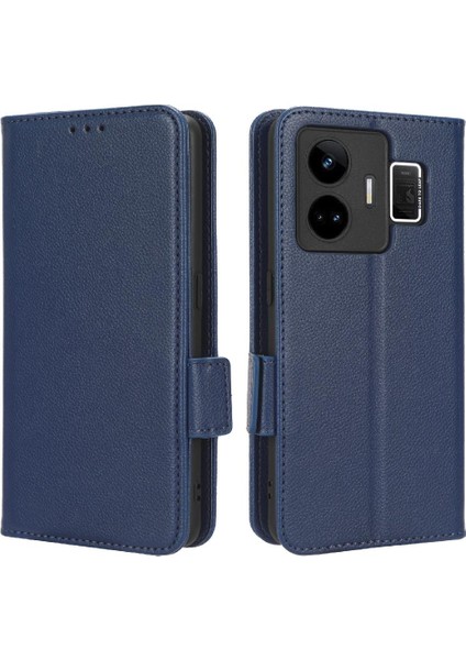 Realme Gt Neo 5 Için Kılıf Pu Deri Cüzdan Kart Yuvaları Tutucu Manyetik Yan (Yurt Dışından)