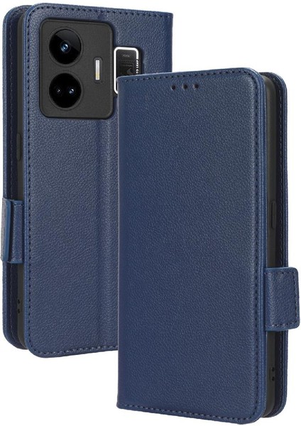Realme Gt Neo 5 Için Kılıf Pu Deri Cüzdan Kart Yuvaları Tutucu Manyetik Yan (Yurt Dışından) modelleri