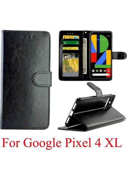 Google Piksel 4 Xl Pu Deri Manyetik Kapatma Kart Tutucu Için Flip Case (Yurt Dışından)
