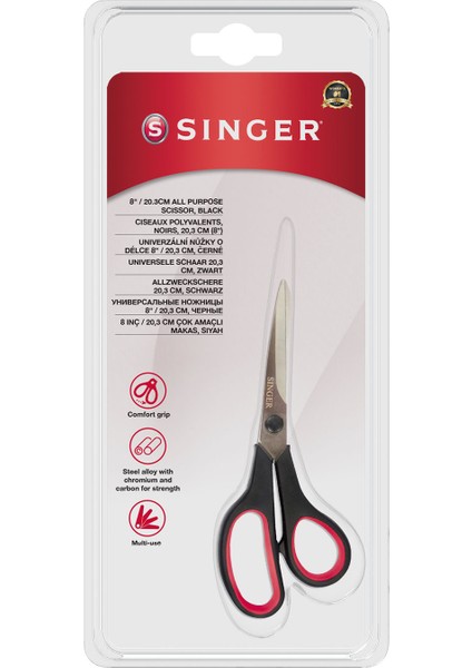 Makas Plastik Saplı No:8