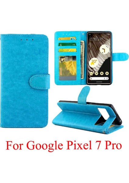 Google Piksel 7 Pro Kickstand Pu Deri Manyetik Kapatma Için Flip Case (Yurt Dışından) fiyatları