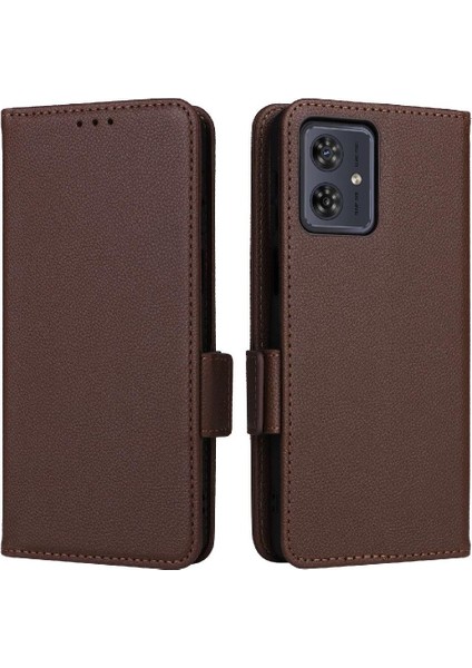 Motorola Moto G54/G54 Güç 5g Pu Deri Yan Toka Manyetik (Yurt Dışından)