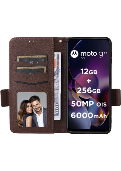 Motorola Moto G54/G54 Güç 5g Pu Deri Yan Toka Manyetik (Yurt Dışından) fırsatları