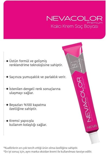 Tüp Saç Boyası 8.44 Tarçın Bakır 50ml X2