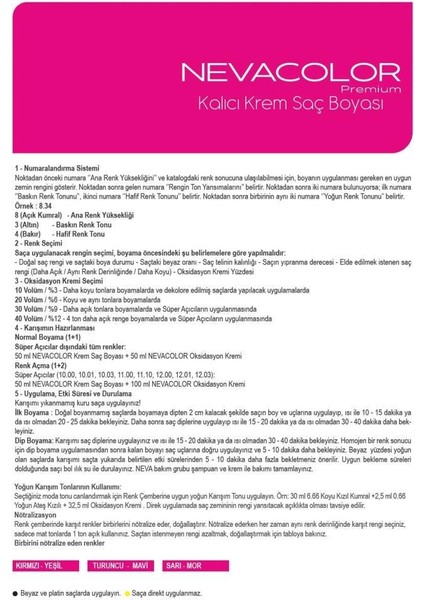 Tüp Saç Boyası 7.31 Küllü Koyu Altın Sarısı 50ml X2