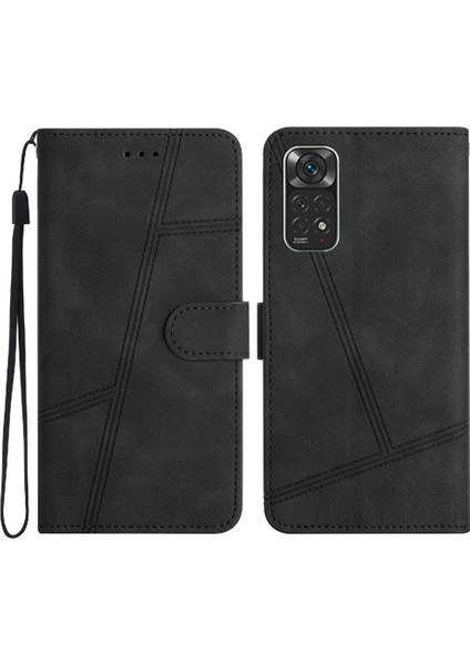 Xiaomi Redmi Not 11 Için Flip Case 4g Tam Koruma Kartı Yuvaları Tutucu Pu (Yurt Dışından)