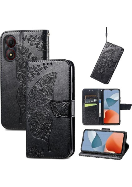 Zte A34 Flip Kapak Için Flip Case Darbeye Deri Kılıf Basit Iş (Yurt Dışından) fırsatları