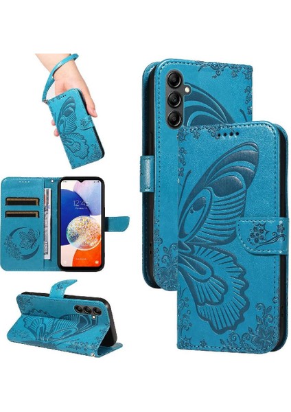 Kredi Kartı Yuvası Ayrılabilir El ile Samsung Galaxy Credit 5g Için Flip Case (Yurt Dışından)