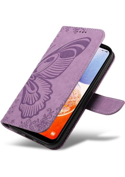 Kredi Kartı Yuvası Ayrılabilir El ile Samsung Galaxy Credit 5g Için Flip Case (Yurt Dışından)