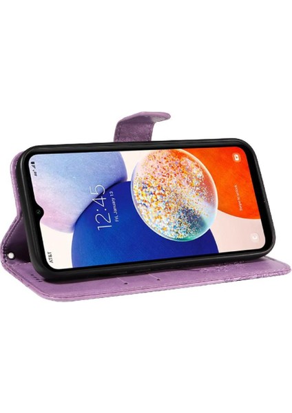 Kredi Kartı Yuvası Ayrılabilir El ile Samsung Galaxy Credit 5g Için Flip Case (Yurt Dışından)