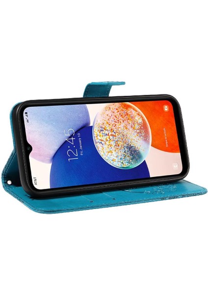 Kredi Kartı Yuvası Ayrılabilir El ile Samsung Galaxy A25 5g Için Flip Case (Yurt Dışından)