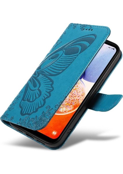 Kredi Kartı Yuvası Ayrılabilir El ile Samsung Galaxy A25 5g Için Flip Case (Yurt Dışından)
