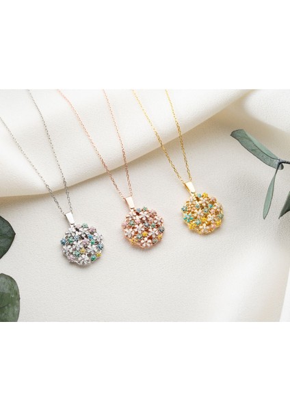 925 Ayar Açılabilen Isimli Çiçek Buketi Gümüş Kolye fiyatları