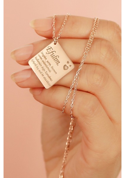 925 Ayar Gümüş Efulim Kolye