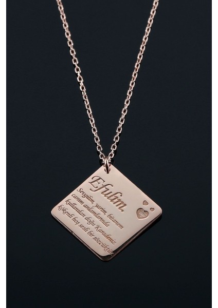 925 Ayar Gümüş Efulim Kolye modelleri