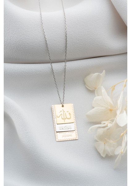925 Ayar Gümüş Dualı Allah Lafzı Kolye fiyatları