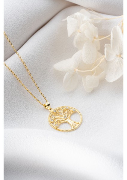 925 Ayar Gümüş Hayat Ağacı Kolye fırsatları