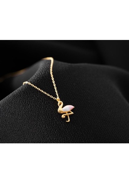 925 Ayar Gümüş Mineli Kuğu Kolye fiyatları