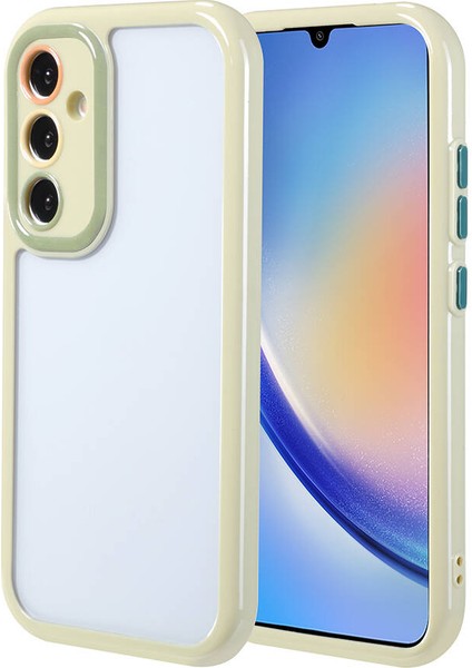 Samsung Galaxy A34 Kılıf Vitamin Kamera Korumalı + Ekran Koruyucu