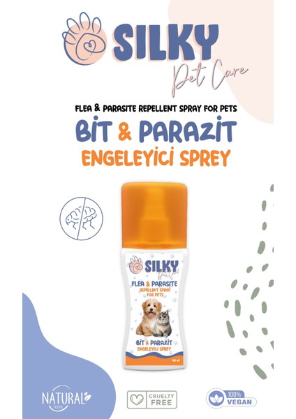 – Köpek Bit & Pire & Parazit Engelleyici Sprey ( 100 ml )