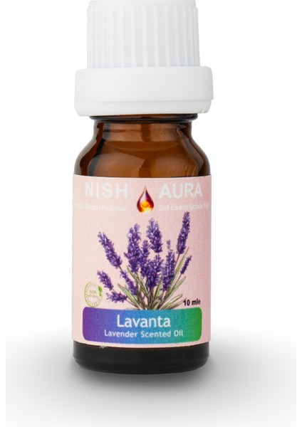 10ML Lavanta-Lavender Oda Kokusu Aromatik Esansiyel Uçucu Yağ Buhurdanlık Yağı Difüzör Esansı Aromaterapi Doğal Ortam Kokusu