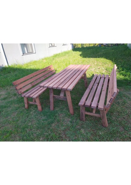 Ahşap 8 Kişilik Bahçe Masası fiyatları