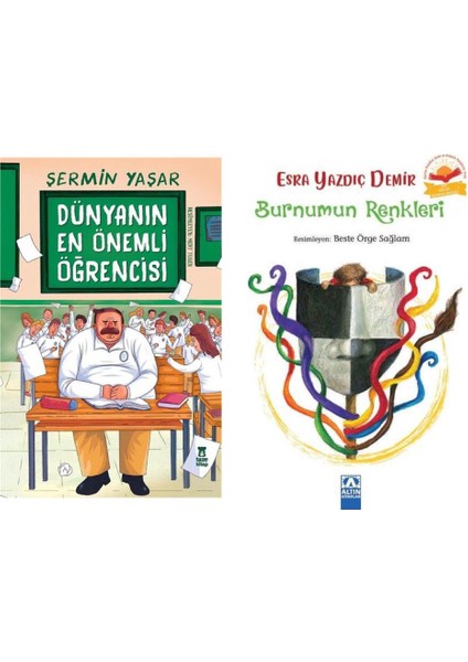 Dünyanın En Önemli Öğrencisi - Burnumun Renkleri 2 Kitap